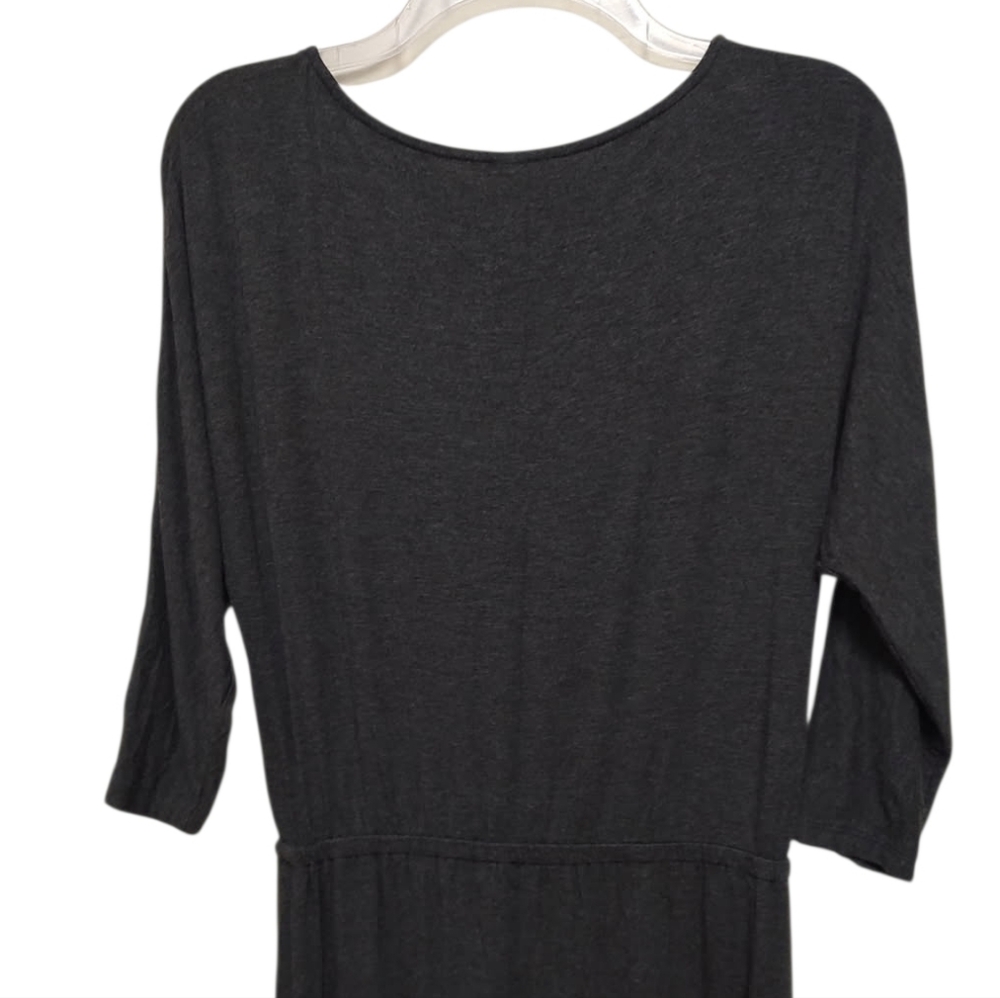 Old Navy Shirt Dress Drawstring Stretch Midi Basic - Picture 3 of 9